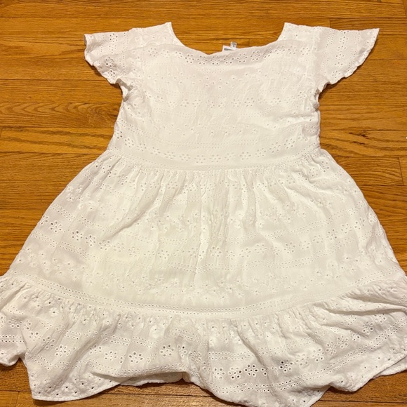 Skylar + Madison White Button-Front Mini Dress - Picture 8 of 8